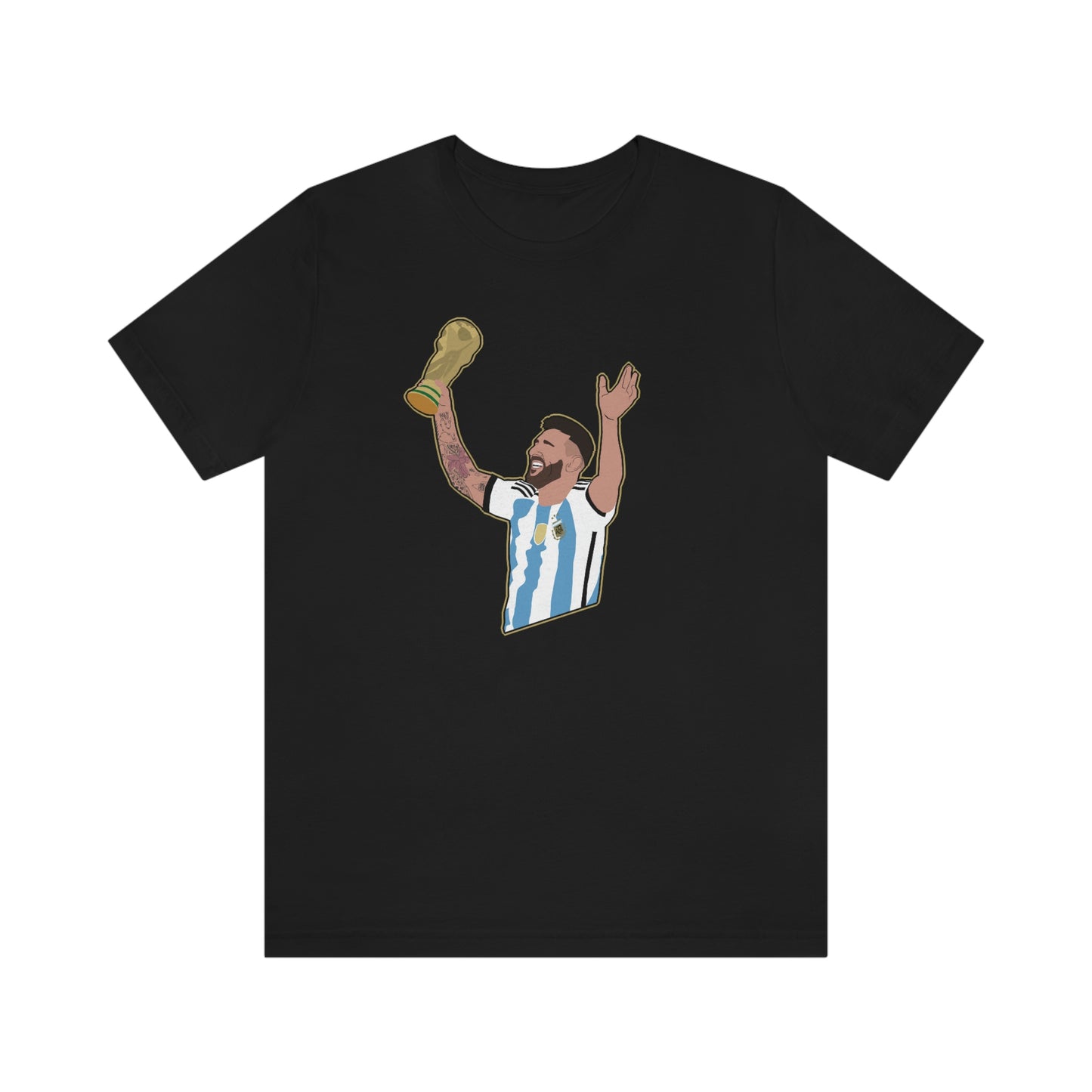 Lionel Messi Argentina World Cup Trophy 2022 T-Shirt