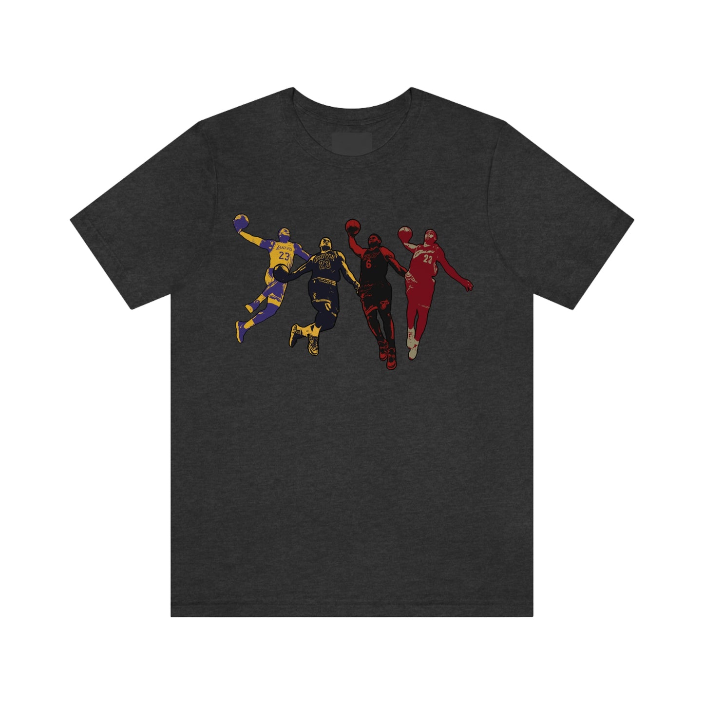 Lebron James T-Shirt (Cleveland Cavaliers, Miami Heat, Los Angeles Lakers)