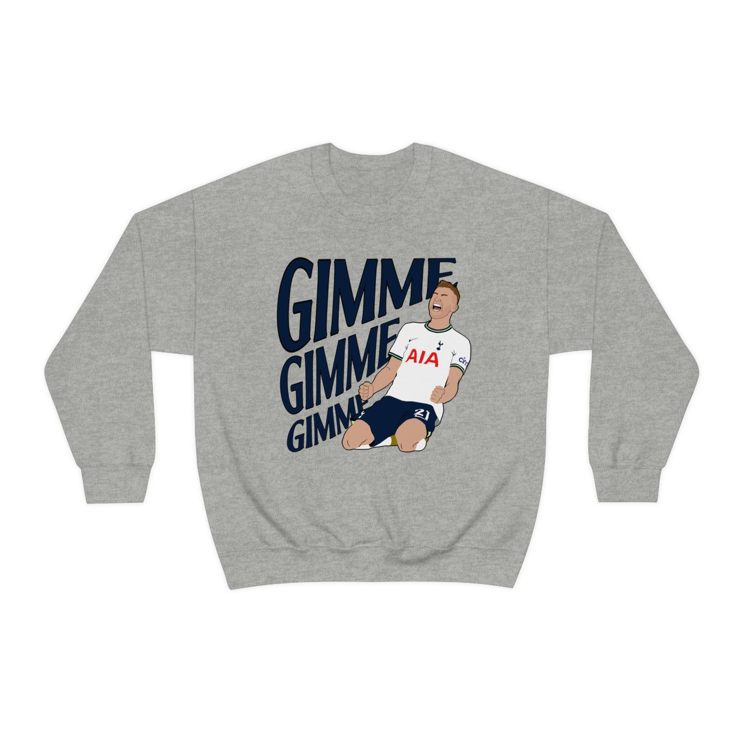 Dejan Kulusevski Gimme Gimme Gimme A Ginger From Sweden Tottenham Hotspur Crewneck Sweatshirt