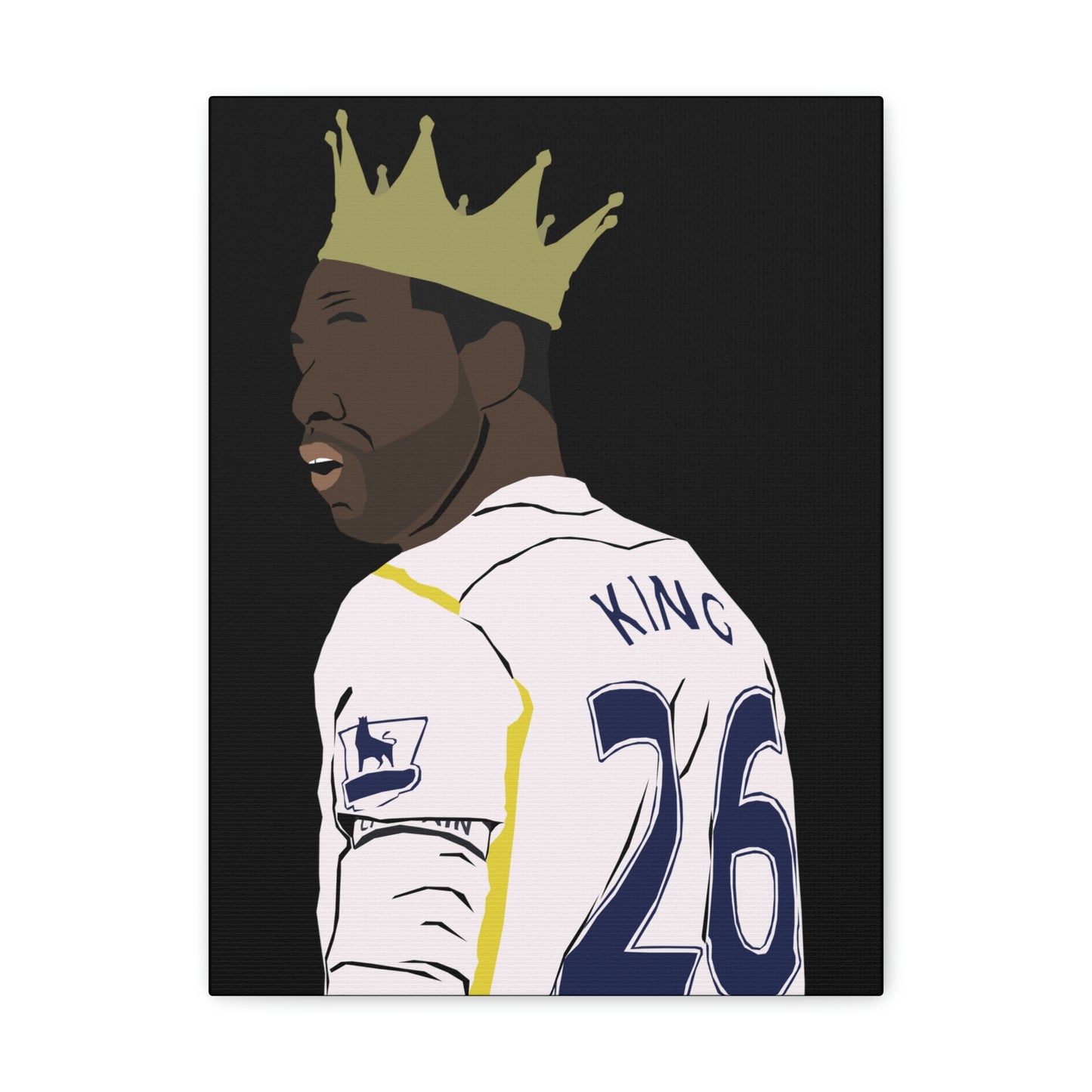 Ledley King Tottenham Hotspur Canvas Print