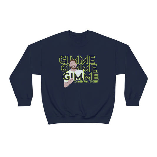 Dejan Kulusevski Gimme Gimme Gimme A Ginger From Sweden Tottenham Crewneck Sweatshirt