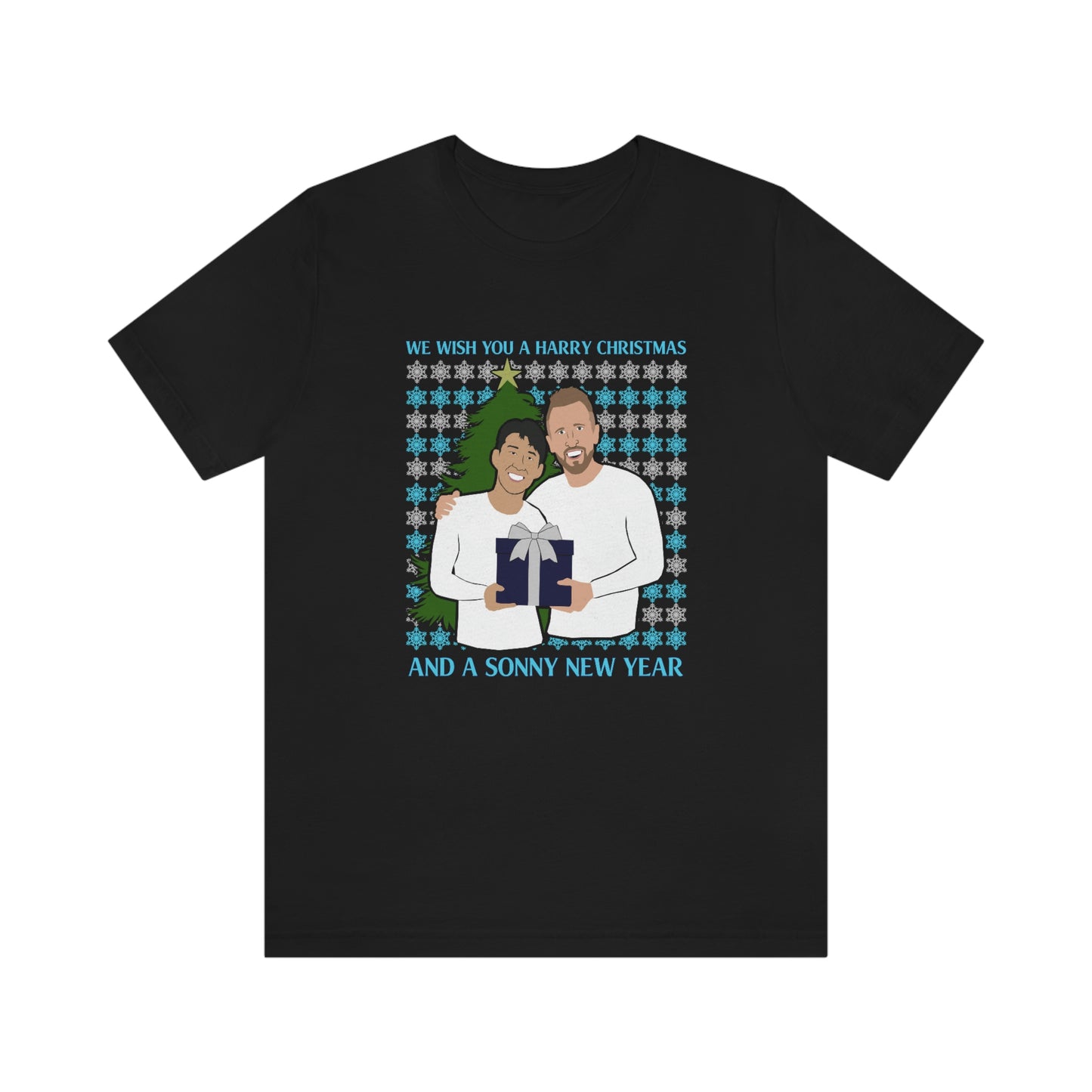 Harry Kane Son Heung-min Tottenham Hotspur Christmas Sweater Style T-Shirt