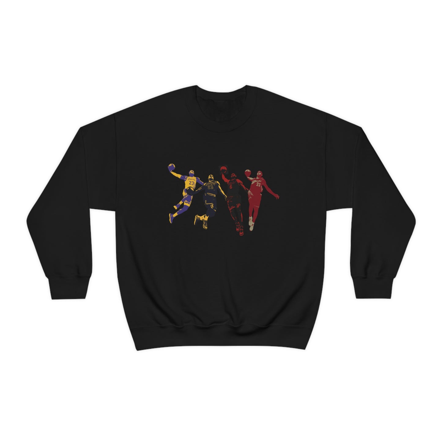 Lebron James Crewneck Sweatshirt (Cleveland Cavaliers, Miami Heat, Los Angeles Lakers)