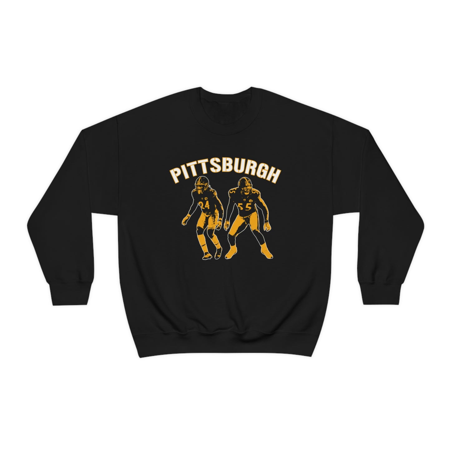 Joey Porter and Joey Porter Jr. Pittsburgh Steelers 2023 NFL Draft Crewneck Sweatshirt