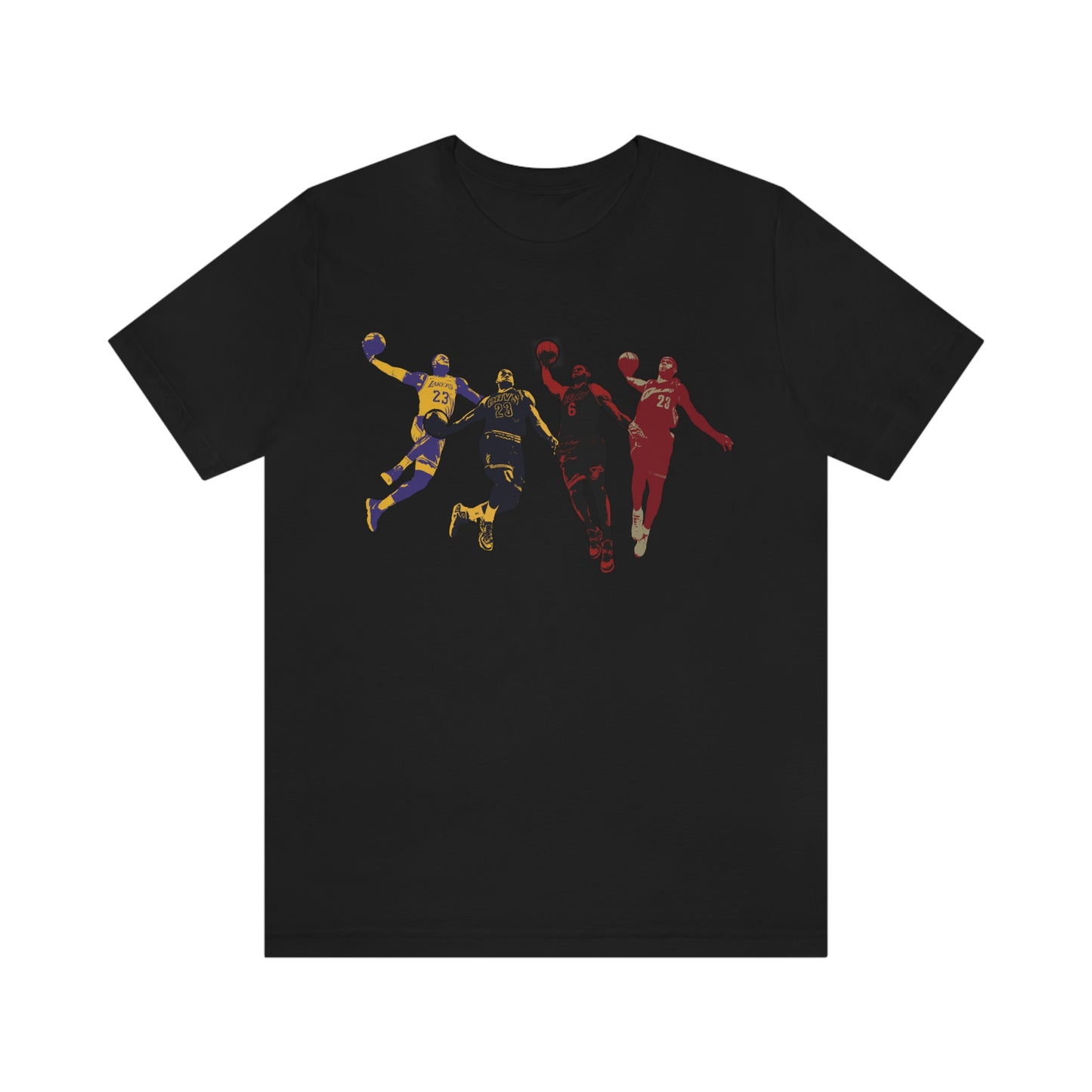 Lebron James T-Shirt (Cleveland Cavaliers, Miami Heat, Los Angeles Lakers)