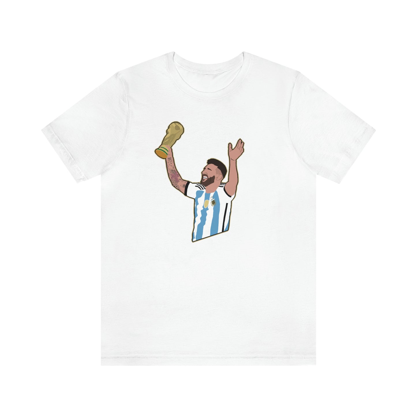 Lionel Messi Argentina World Cup Trophy 2022 T-Shirt