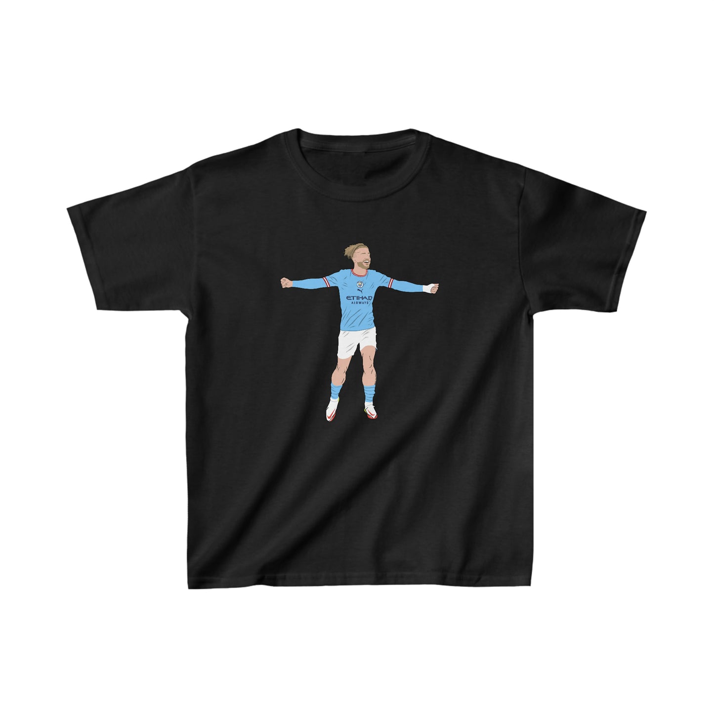 Kids Manchester City T-Shirt Jack Grealish