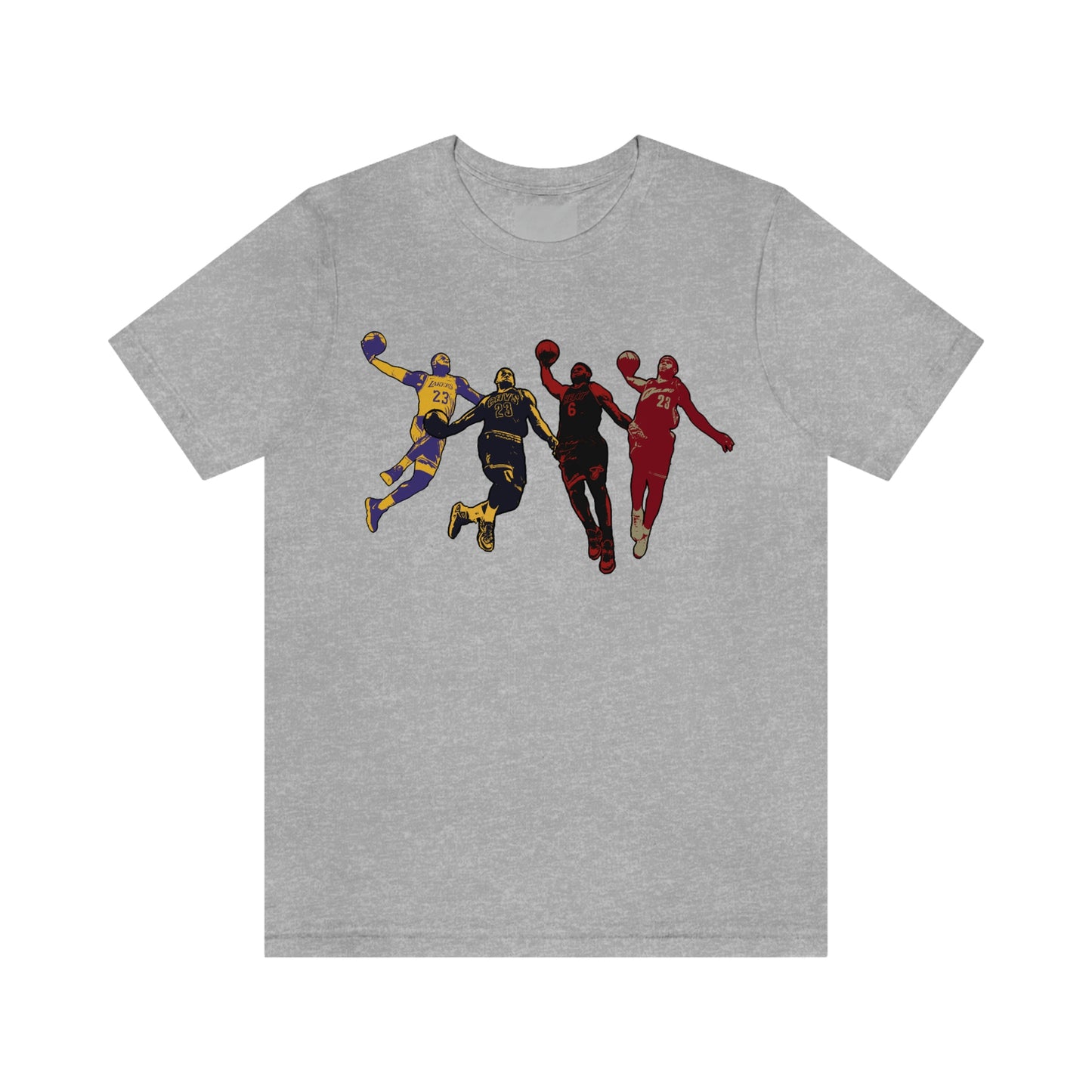 Lebron James T-Shirt (Cleveland Cavaliers, Miami Heat, Los Angeles Lakers)